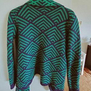 Cozy green/blue sweater